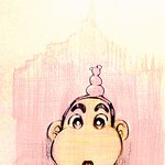 짱구 앞모습 <b>정면</b> 일러스트