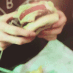 [EXO] 햄버거 거꾸로 뒤집어서먹는 <b>세후</b>니ㅋㅋ