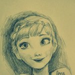 [겨울왕국] 15살 중학생이 그린 겨울왕국 <b>엘사</b>와 안나