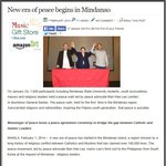 필리핀 민다나오 평화협정 이만희 대표 세계<b>이목</b>의 집중