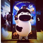 극장에 얼룩소가 나타나다니..(귀요미 주의)