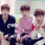 [카이] 김종인 뒤에서 깨알연기 