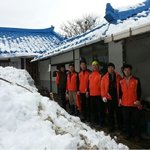 대순진리회, 대진국제봉사단 강릉지역 <b>제설</b>작업