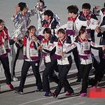 폐막식에서 우리 여자국대들ㅋㅋㅋ 에이氷크 돋네ㅋㅋ