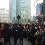 지금 '<b>명동</b>' 시내에 씨엔블루 등장
