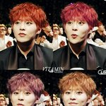 [시우민] 꽃님이 <b>민석</b>이 염색시켜봄:)