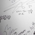 [<b>xoxo</b>] 오늘 비바폴로가서 멤버들이 한 싸인!!!