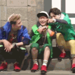 [시우민] 막내들과 <b>케미</b> 코오롱 움짤 ㅋㅋㅋ