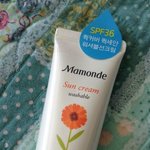 촉촉하고 향긋~ <b>이중세</b>안 필요없는 마몽드 워셔블 선크림!