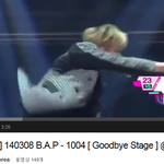 [BAP] 헐 어제무대 굿바이였음?