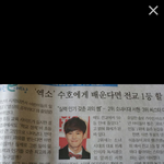 [EXO] 수호 <b>신문</b>에 나옴