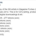sm <b>수입</b> 순위 2013년 7월~ 2014년 1월