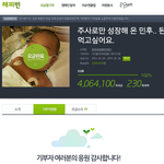 [시우민] 시우민 해피빈 콩 저금통 기부한거 봤어??