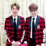 [백현] 백현&amp;민석 골든벨 움짤 씹덕씹덕