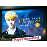 [루한] <b>지하철</b> 홍대입구 루한 생일 광고~~