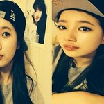 요즘 셀카 찍는 데 푹 빠진 것 같은 수지