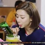 [박수진] 맛있는 거 먹을 때 미간 찌푸리는 박수진~