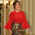 딸기 <b>or</b> 수박 돋는 엄정화 블라우스