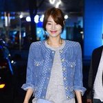 [한지혜] 놀라운 몸매 한지혜, <b>청청</b>패션도 세련되게 소화해