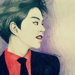 [시우민] <b>이</b>팬<b>아트</b> 처음본다