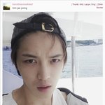 [도자기피부] 김재중 <b>요트</b> 위 자연광 셀카