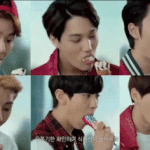 [EXO] 월드콘먹는데ㅋㅋ