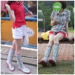 이거 꽃무늬 레인부츠 어디꺼예요?