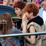 [시우민] 타오톡에서 와쏘요~ 시우민 귀여운 짤