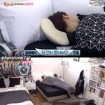 [EXO] 찬열이원래자기침대작아서<b>대각선</b>으로자는거