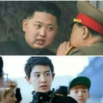 김정은과 엑소 <b>찬열</b> 닮은꼴
