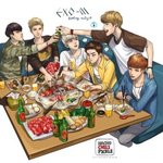 [EXO] 애들 <b>훠궈</b>랑 데이트하는거 팬아트도 있음