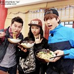 [<b>b1a4</b>] <b>b1a4</b>산들과촬영하는 김유정