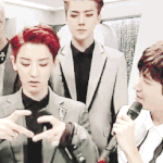 [EXO] 찬열이가 하트 머거썽