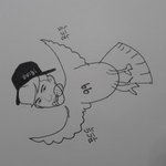 [EXO] 둘기 스티커로 그림공부좀해봄