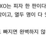 [EXO] 엑소가 <b>피자</b>라고 햇다고 태클거는 애들