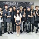 [카이] 콘서트 후 3팬(누규?)과 기념사진