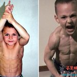 [공포베스트] 7,9살 아이들의 지리는 복근