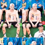 [시우민] 민석이 입벌리고 있는거 <b>귀욥</b>ㅠㅠㅠㅠ