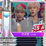 [EXO] 엑소 1위 씨스타1위 점수차이