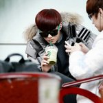 [EXO] <b>녹차라떼</b> 먹는 준면이3