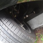 운전미숙으로 인한 바퀴축빠짐