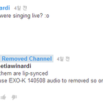 [EXO] <b>mr</b>제거한 사람이 쓴 댓글임