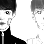 [팬픽] 오백픽쓸꺼 캐릭터그리는데 ㅋㅋㅋ