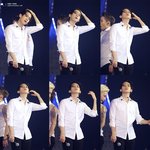 [백현] 밑에 <b>우한</b> 리허설 직캠 백현이 ㅜㅜ