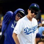 <b>류현진</b>경기 응원하러간 공유