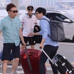 모델비율 돋는 유재석 공항패션