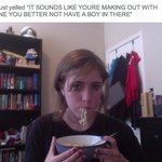 [노가리아] 라면 먹는 <b>양키</b>녀, 아빠한테 혼남