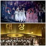 [EXO] 얘들아 이거봐 대상받는순간까지 <b>태연</b>쳐다보는거;;;