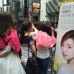 <b>명동</b> 마몽드 플라워 클래스에서 만난 박신혜!!!!! 이쁘당 ㅜㅜ
