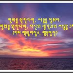 우리가 원하는 것은 <b>평화</b>가 아닌가요?